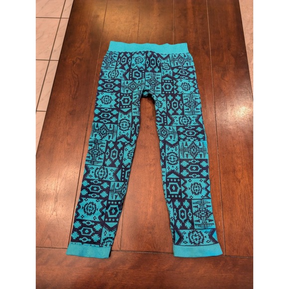 Faded Glory Other - Faded Glory Pendleton Aztec Print Leggings turquoise M